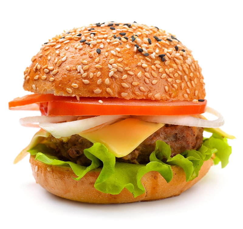 single fresh hot cheeseburger P4GSV5B